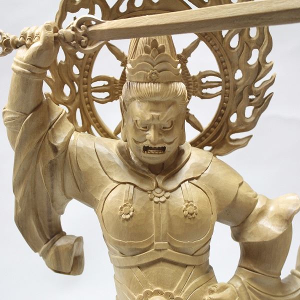 仏像 販売 龍祥-Ryusho- | 仏像や木彫り・縁起物などの販売・通販 / 楠 四天王 塗装仕上げ