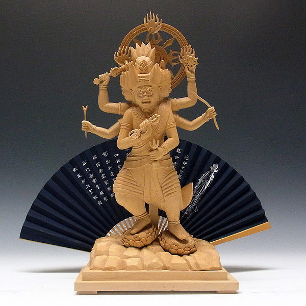 仏像 販売 龍祥-Ryusho- 仏像や木彫り・縁起物などの販売・通販 柘植 金剛夜叉明王 40cm