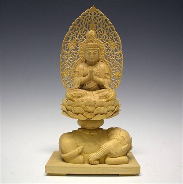 エレクトリックな-木彫 - - り 仏像 文殊菩薩 普賢菩薩 地蔵菩薩 観音 