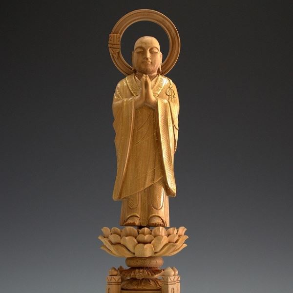 仏像 販売 龍祥-Ryusho- | 仏像や木彫り・縁起物などの販売・通販 / 白檀 法然上人・善導大師 木彫り 仏像
