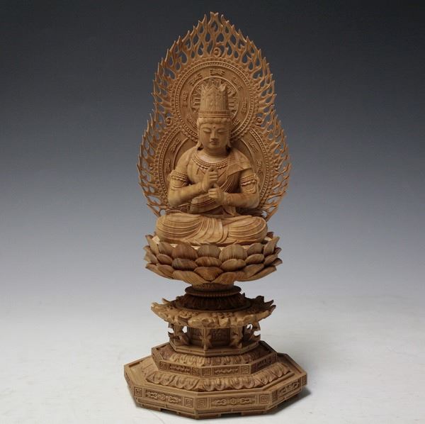 27cm　白檀　龍祥-Ryusho-　仏像　仏像や木彫り・縁起物などの販売・通販　販売　大日如来