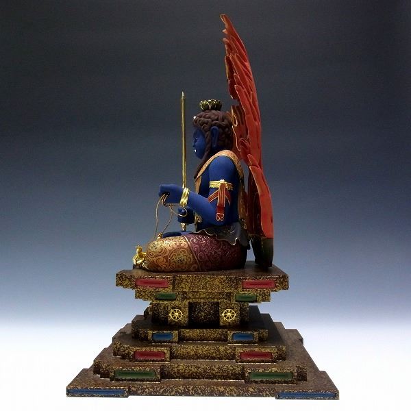 仏像 販売 龍祥-Ryusho- 仏像や木彫り・縁起物などの販売・通販 楠 彩色不動明王坐像